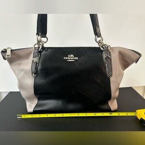 COACH zipper tote